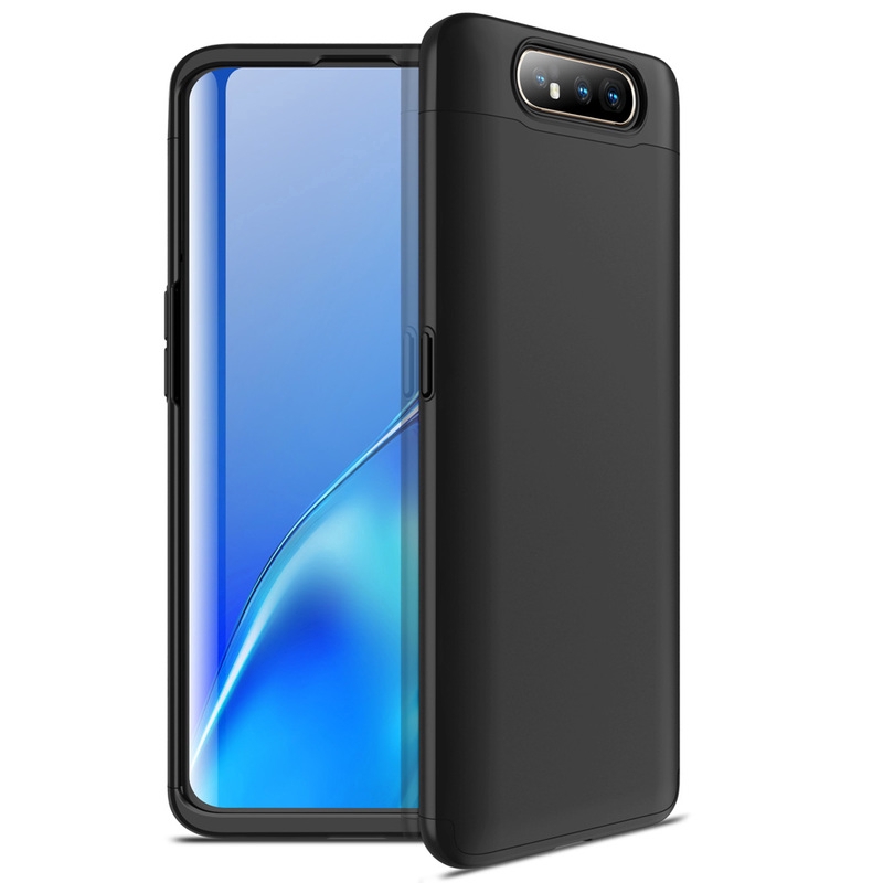 Ốp điện thoại nhựa PC cứng 3 trong 1 bảo vệ toàn diện 360 độ cho Samsung Galaxy A80 A10 A20 A30 A50 A50s A30s A60 A70 M40
