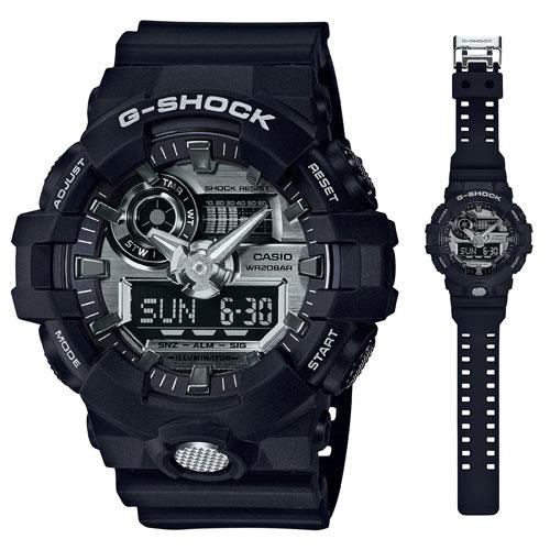 Đồng hồ nam Casio G Shock GA-710-1ADR Dây Nhựa Màu Đen - Tuổi Thọ Pin 5 Năm