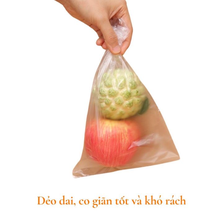 Túi đựng thực phẩm, bọc đựng thức ăn tự hủy sinh học, co giãn Inochi Shinsen Nhật Bản, an toàn tuyệt đối Vapu HCM