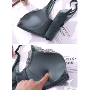 Bộ Đồ Lót Nâng Ngực Không Gọng Cài Trước Phối Ren Hở Lưng Quyến Rũ Cho Nữ | BigBuy360 - bigbuy360.vn