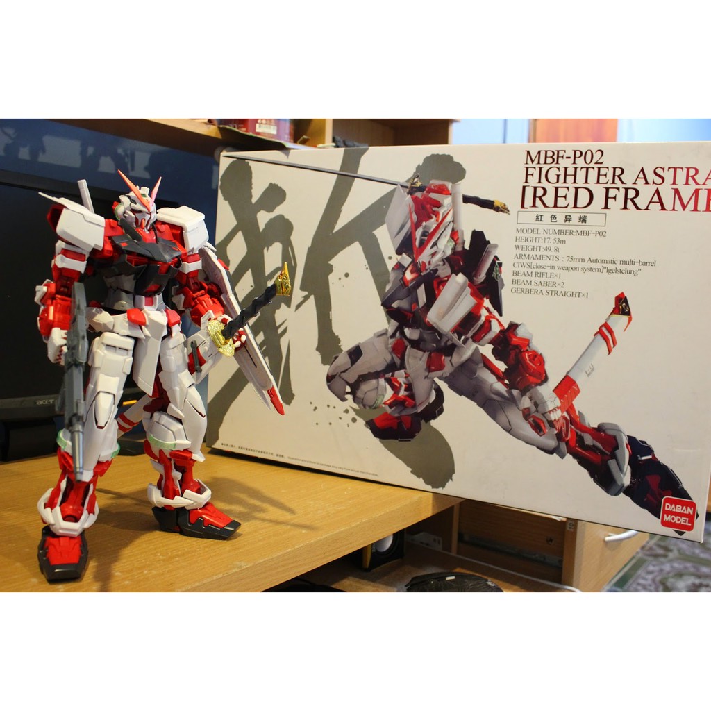 Mô hình lắp ráp Gundam MBF-P02 FIGHTER ASTRAY RED FRAME 1/60 DABAN - Gundamchat