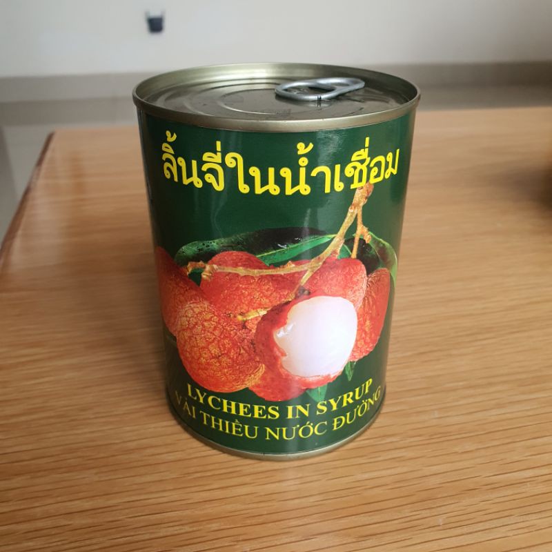 Vải Thiều Ngâm Thái Lan Đóng Lon 565gr