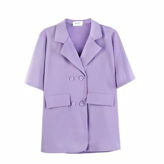 Áo Khoác Blazer Ngắn Phong Cách Hàn Quốc