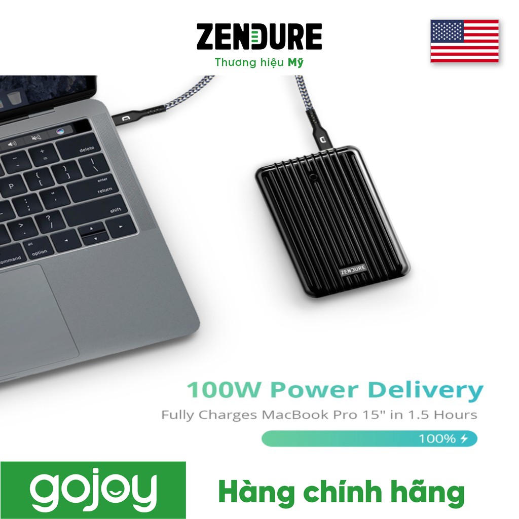 Pin dự phòng 27.000mAh typeC (100W) ZENDURE ZDA8PDP - Bảo hành chính hãng 2 năm