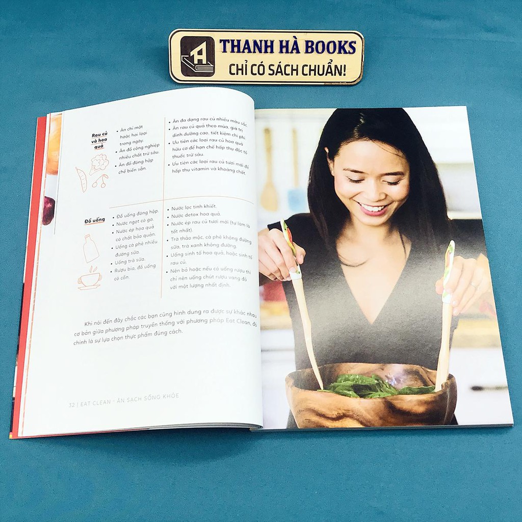 Sách - Eat Clean: Ăn Sạch Sống Khỏe - Hướng dẫn thiết lập chế độ ăn uống lành mạnh cho người mới bắt đầu
