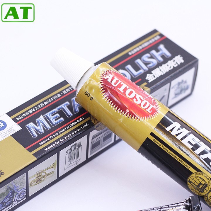Kem Đánh Bóng Kim Loại Inox Đồng Autosol Metal Polish 100g và 50g