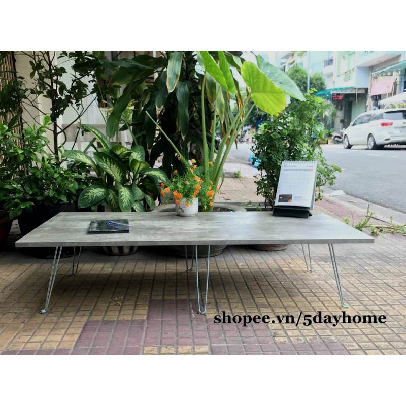 Bàn Ăn Gấp Gọn Ngồi Bệt Giả Đá Sang Trọng
