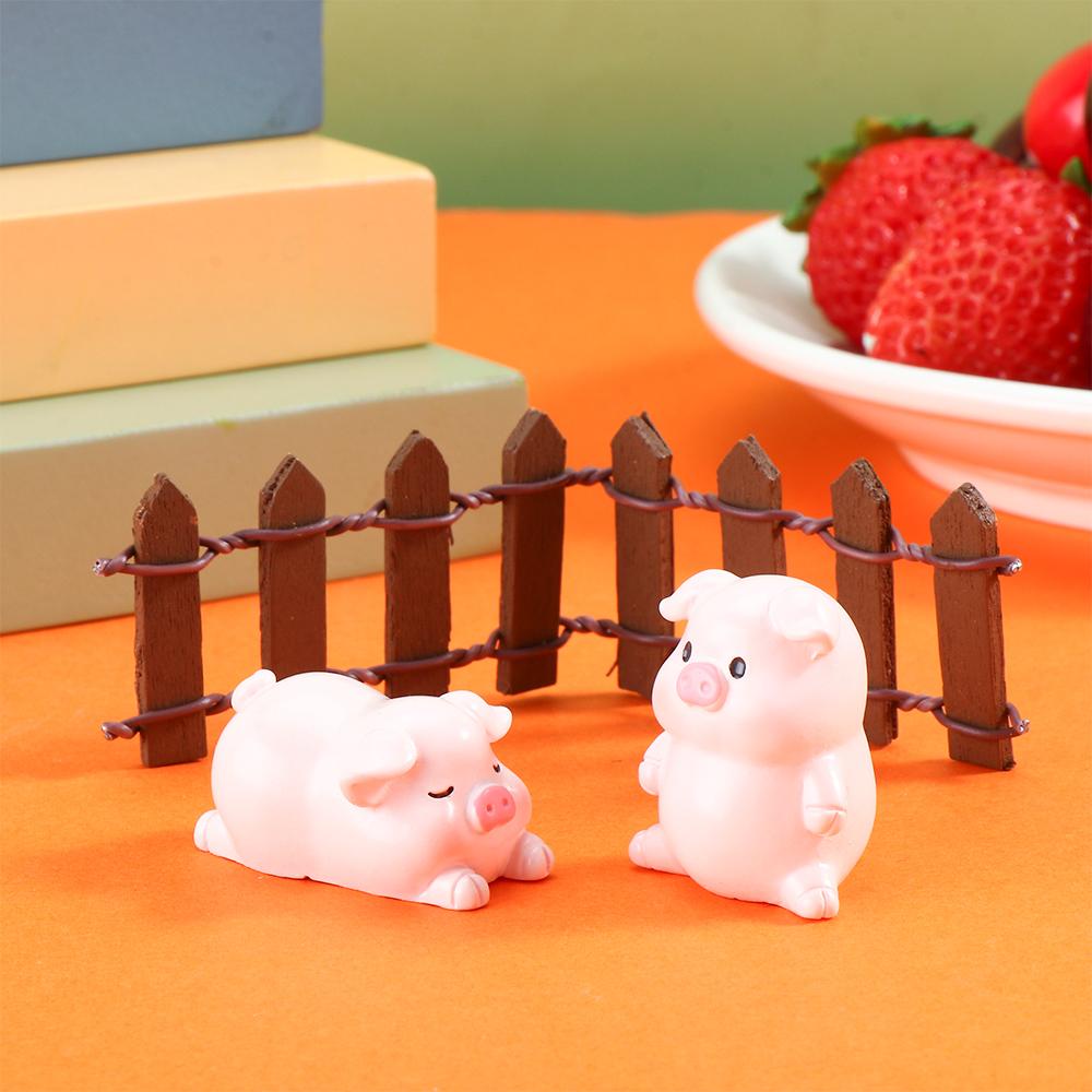 Set 3 Đồ trang trí Chú Sóc Bằng Nhựa Dùng Để Trang Trí Tiểu Cảnh