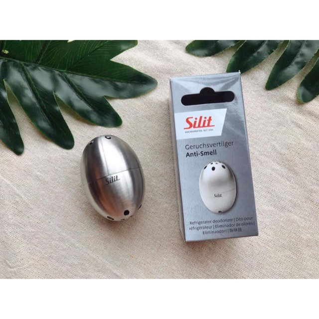 Trứng khử mùi tủ lạnh Silit - tỏa ion làm sạch không khí trong tủ kín [nhập Đức chính hãng]