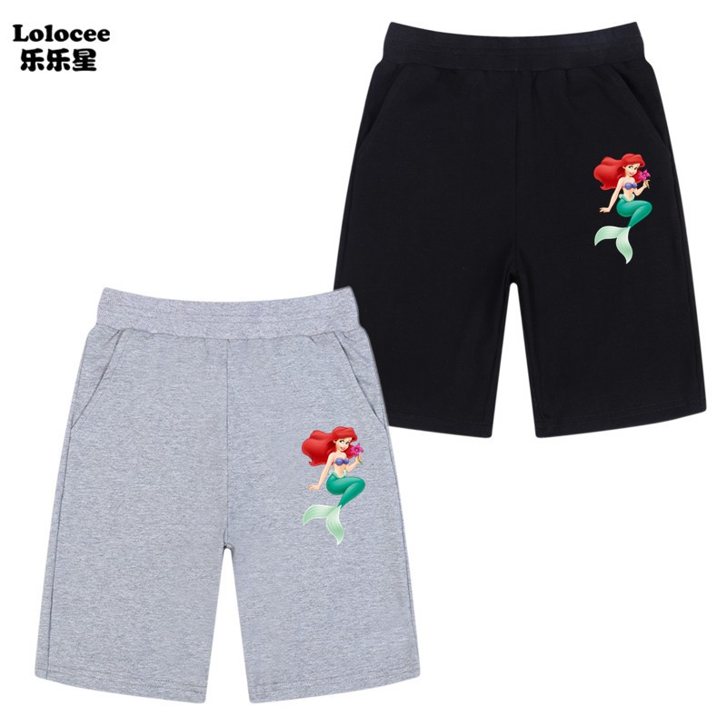 Quần Short Cotton Có Túi Dễ Thương Cho Bé Gái