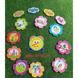 Tranh xốp Một ngày của bé