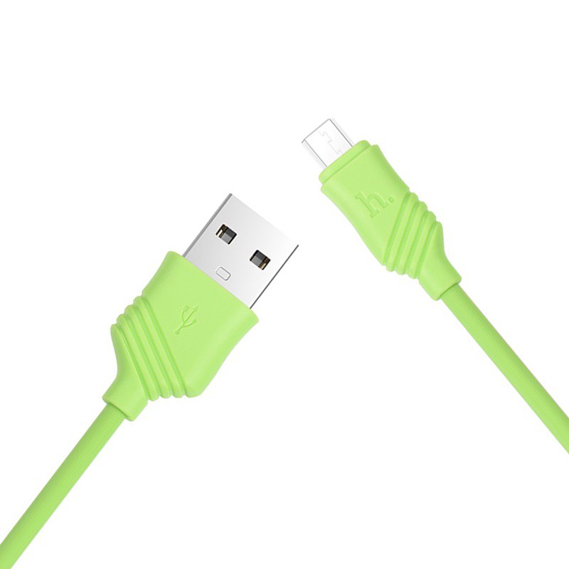 DÂY SẠC Hoco X6 cho Samsung Oppo Xiaomi..., kết nối Micro USB, sạc nhanh 2.4A, dài 1m – Chính Hãng