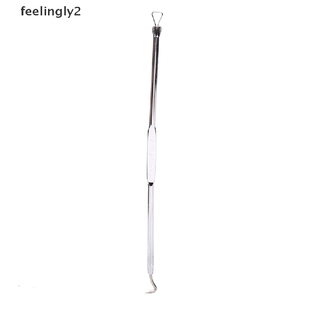 [Hàng mới về] Set 9 dụng cụ nặn mụn đầu đen mụn trứng cá bằng thép không gỉ tiện lợi