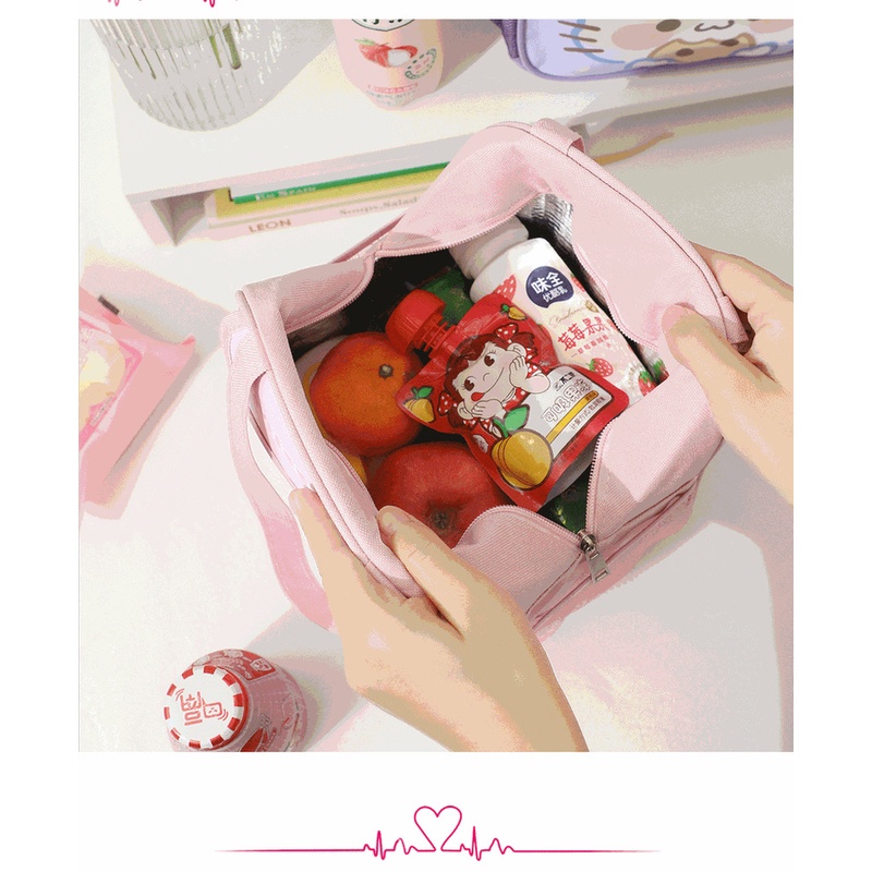 Túi Đựng Hộp Cơm Trưa Phong Cách Nhật Bản Cho Học Sinh