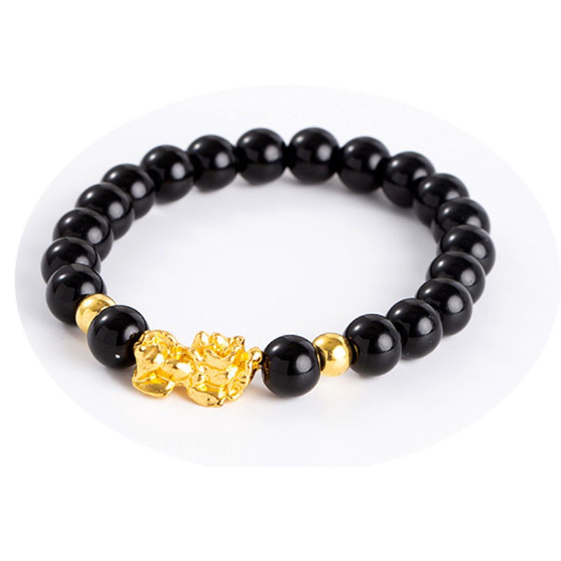 [Hàng Có Sẵn] Vòng Tay Hạt Pixiu Mạ 6mm