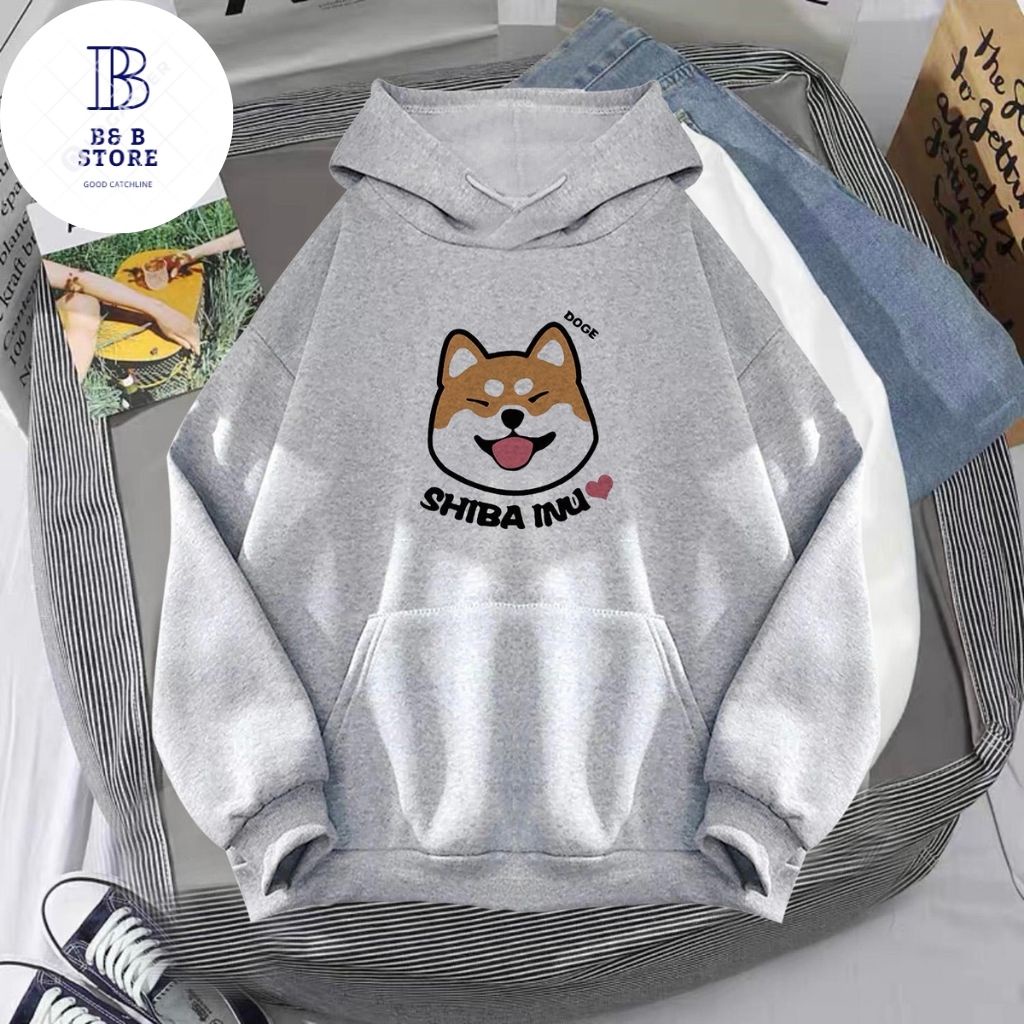 ÁO HOODIE IN CÚN SIBA NHIỀU MÀU NHIỀU SIZE DỄ THƯƠNG