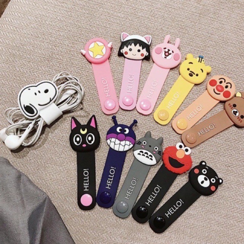 Dây Cuốn Cáp Sạc, Tai Nghe Hoạt Hình Dễ Thương - Casephukien21 | BigBuy360 - bigbuy360.vn
