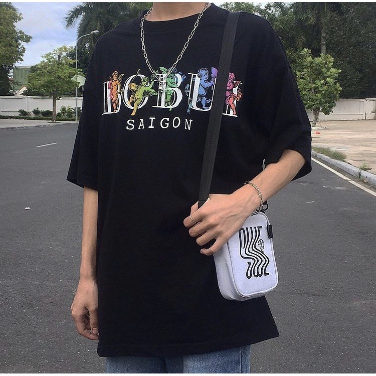 Áo thun Unisex form rộng, tay lỡ BOBUI SAIGON - Áo thun VENDER [V97]