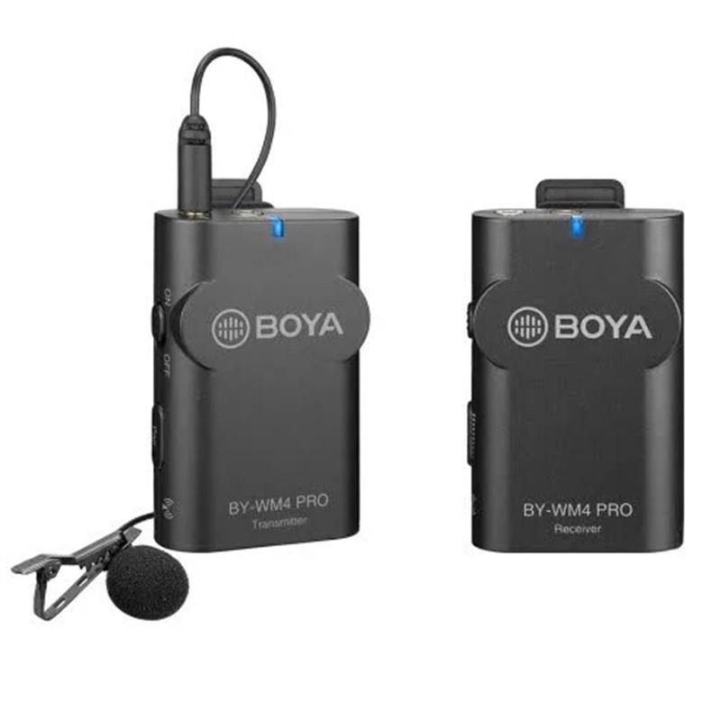 [BH 2 năm] Boya BY-WM4 Pro - Micro Không Dây Cho Điện Thoại, Máy Ảnh