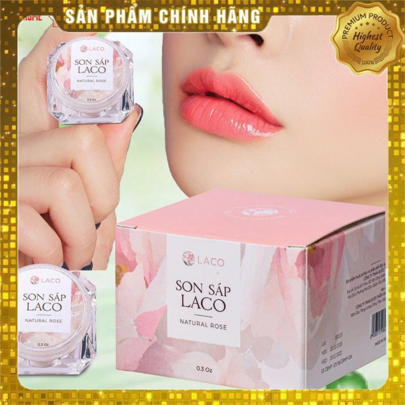 🌸 Son dưỡng môi Laco - son sáp 100% từ thiên nhiên🌸 Chính hãng 🌸 Giúp tẩy tế bào chết cho môi mềm mịn, căng bóng 🌸🌸