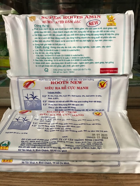 SUPER ROOT AMIN - dung dịch kích thích ra rễ mạnh