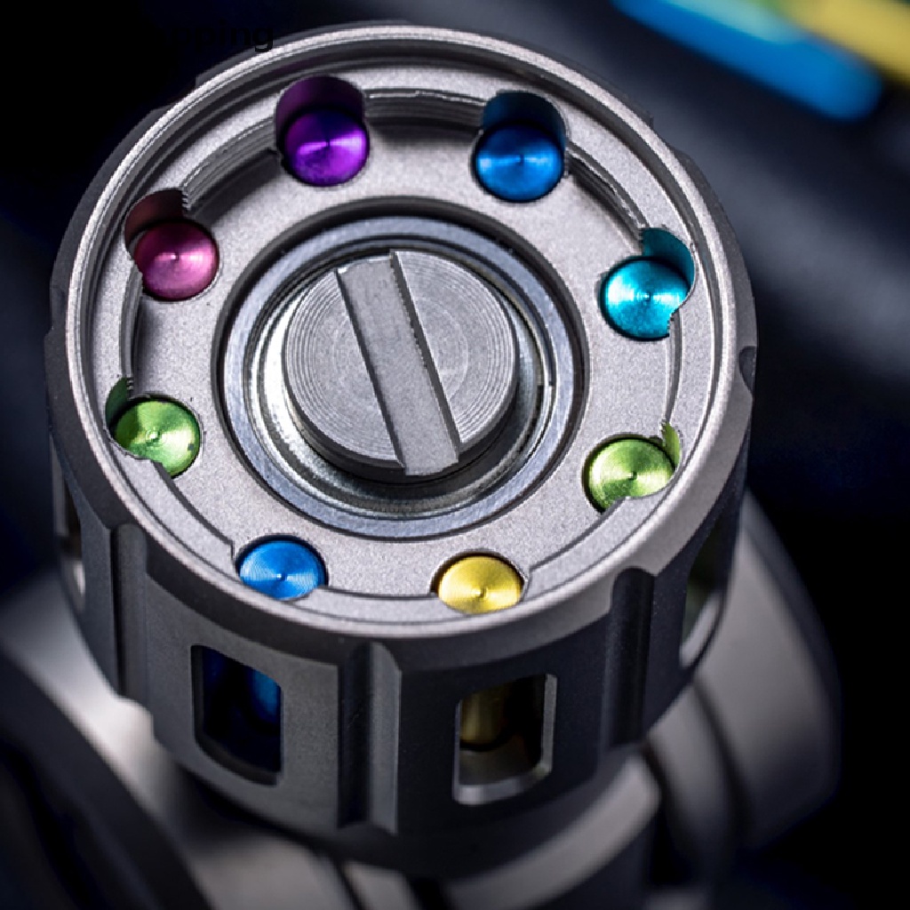 Con Quay Đồ Chơi Fidget Spinner Bằng Titan Nhiều Màu Sắc Dùng Khi Đi Cắm Trại Ngoài Trời EDC