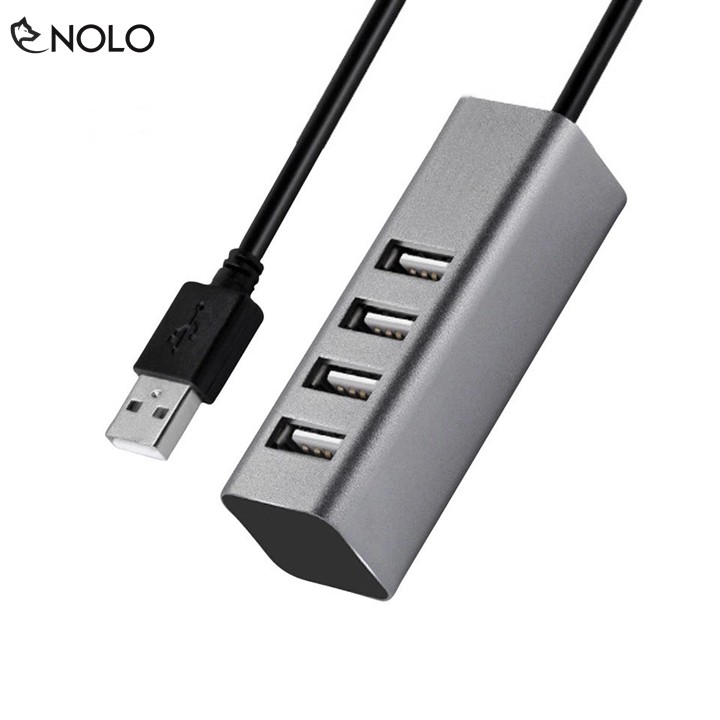 Bộ Chia Cổng USB 4 Cổng 2.0 Model HB01 Cho Máy Tính Dây Dài 80cm