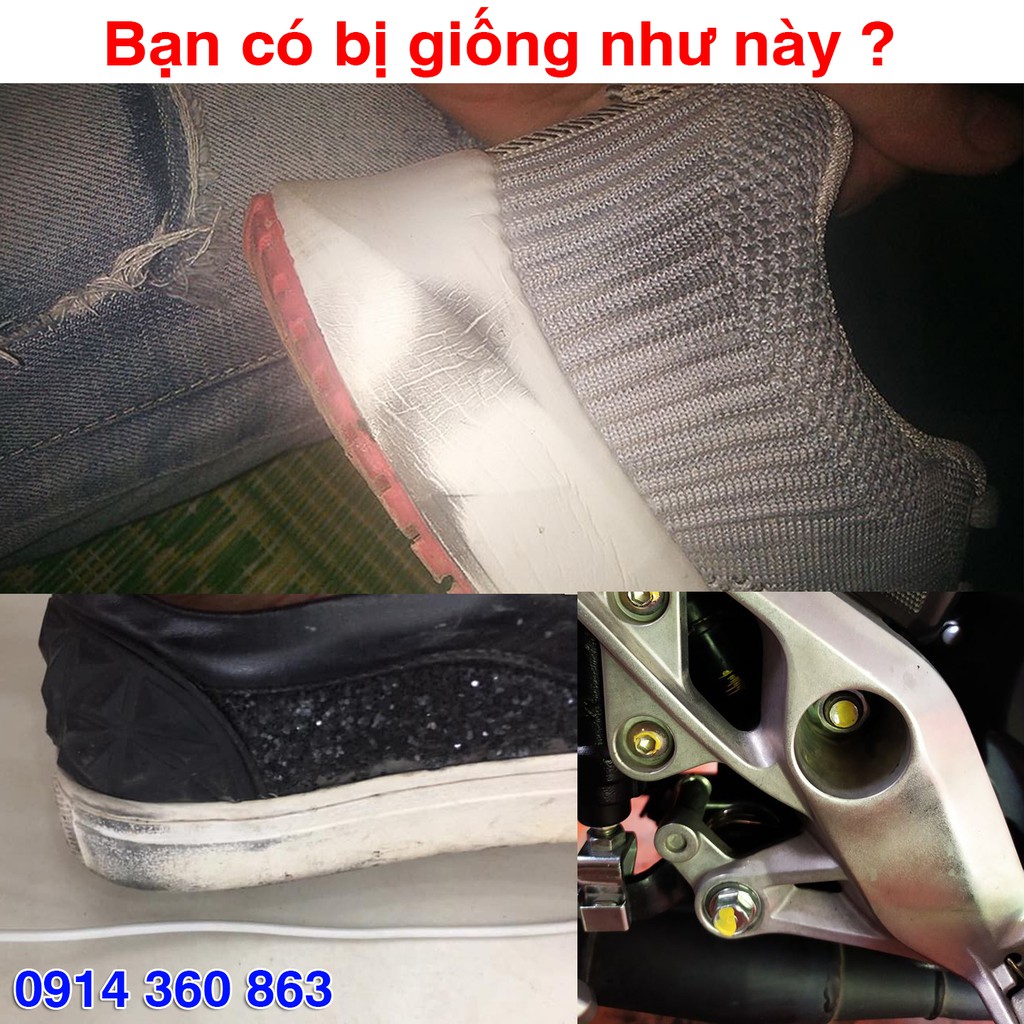 Che gác chân Winner X bảo vệ giày 2 bên