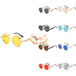 Kính Mát Tròn Phân Cực Phong Cách Steampunk Thời Trang