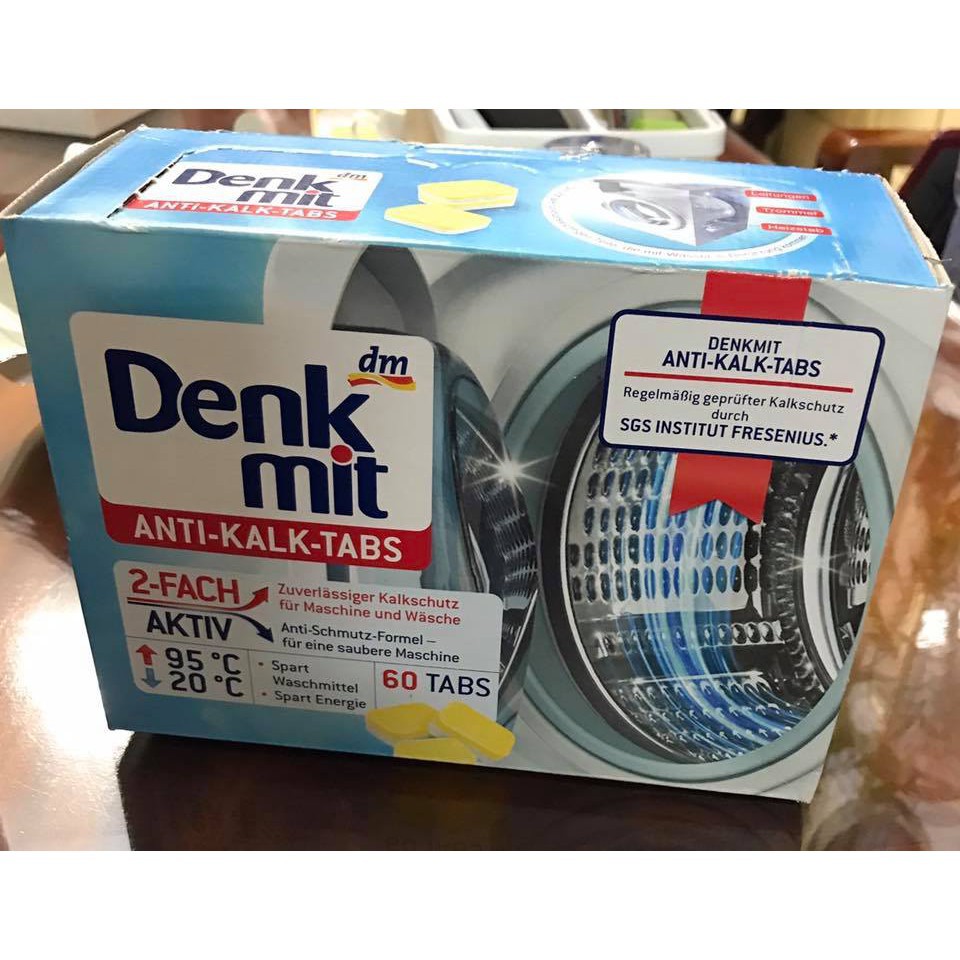 Combo vệ sinh máy giặt Denkmit 3 viên