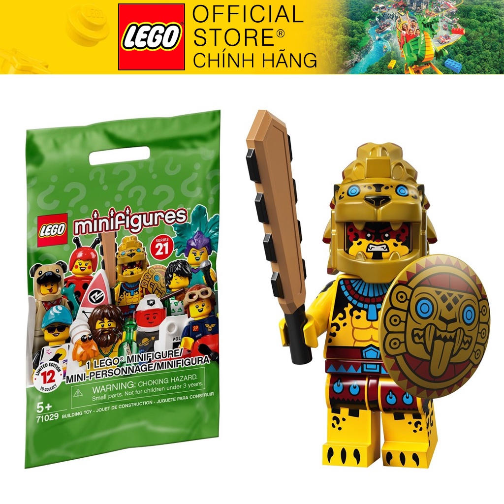 [Lego Official - Có Sẵn] Nhân vật LEGO Minifigures Series 21 71029 Ancient Warrior - Chiến binh cổ đại NEWSEAL