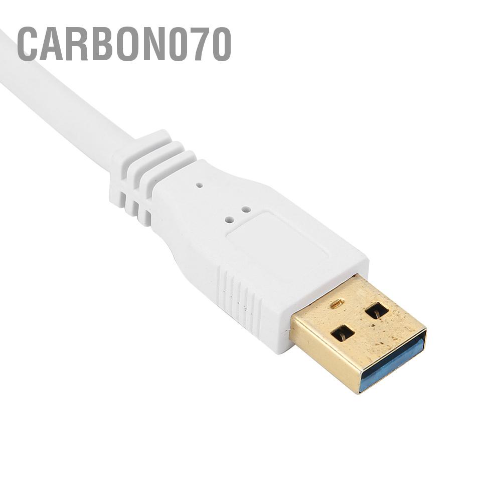 Carbon070 Bộ chuyển đổi cáp USB 3.0 sang HDMI màn hình 1080P cho PC / OS X HDTV Máy chiếu