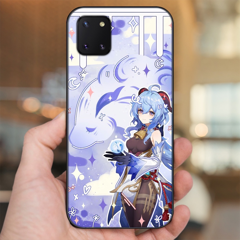 Ốp lưng Samsung Note 10 Lite viền đen in hình Ganyu Genshin Impact