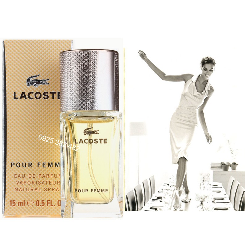 Nước Hoa Mini Lacoste Pour Femme -15ml - For Women -Hàng Xách Tay Mỹ