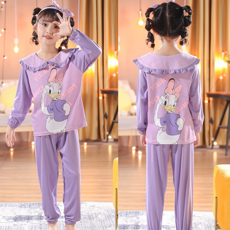 Bộ đồ ngủ 2 món tay dài cho bé gái