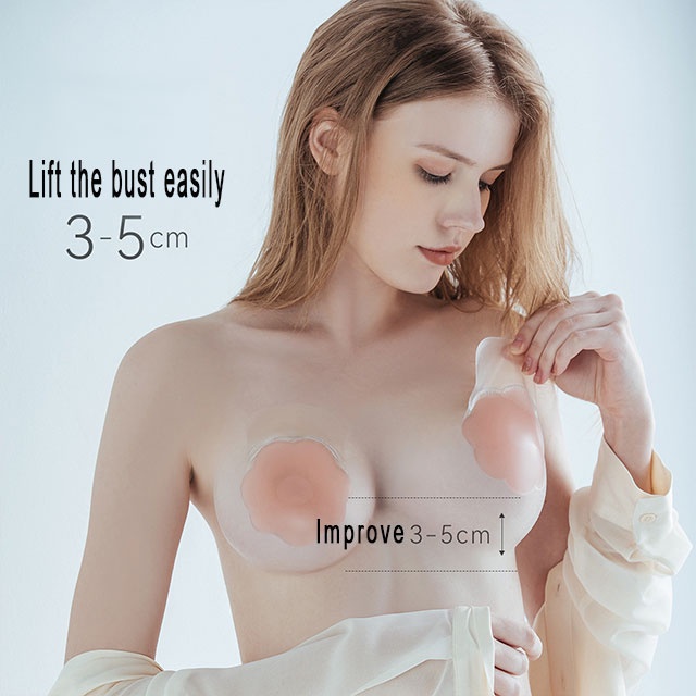 1 Cặp Miếng Dán Che Nhũ Hoa Bằng Silicone Có Thể Tái Sử Dụng Cho Nữ