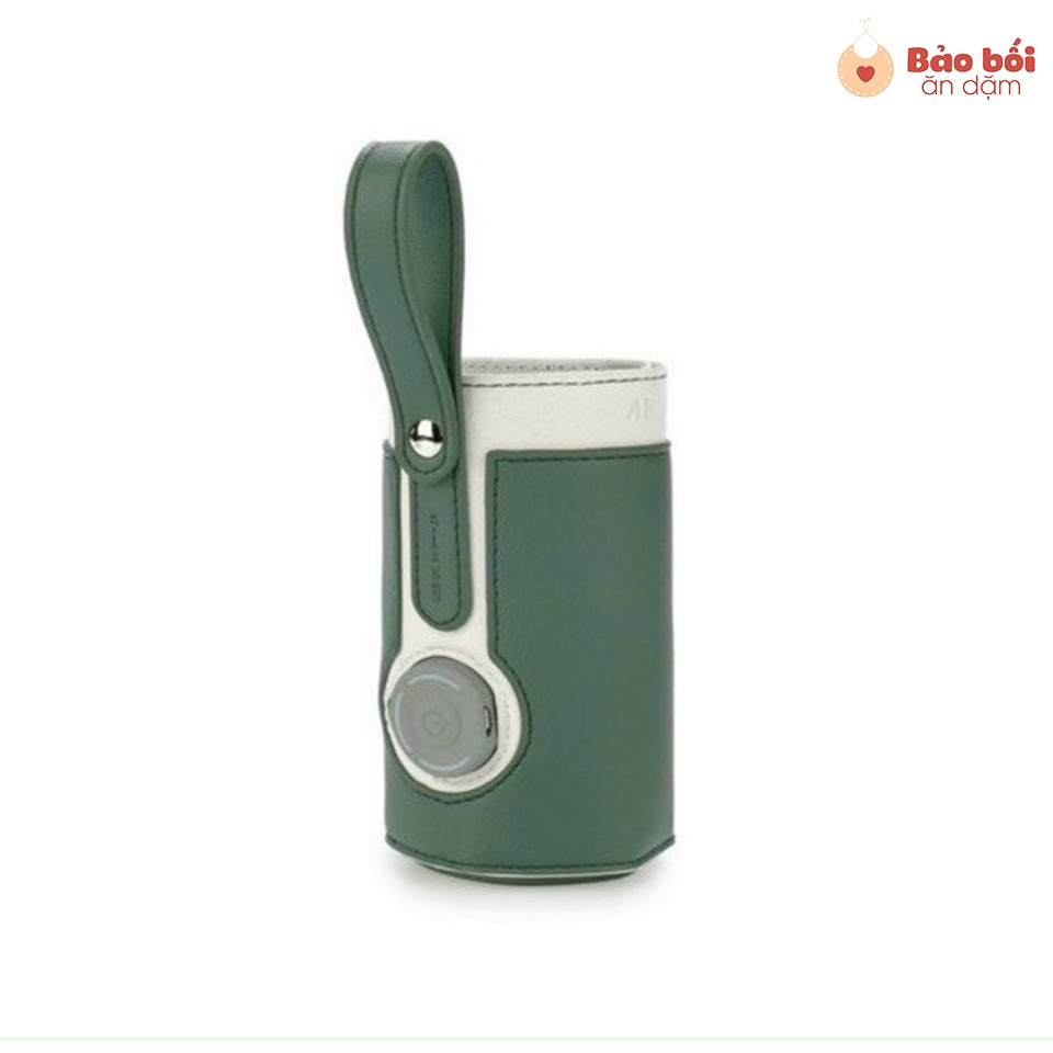 Túi giữ nhiệt bình sữa bằng da cao cấp, 3 chế độ sưởi cho bé yêu