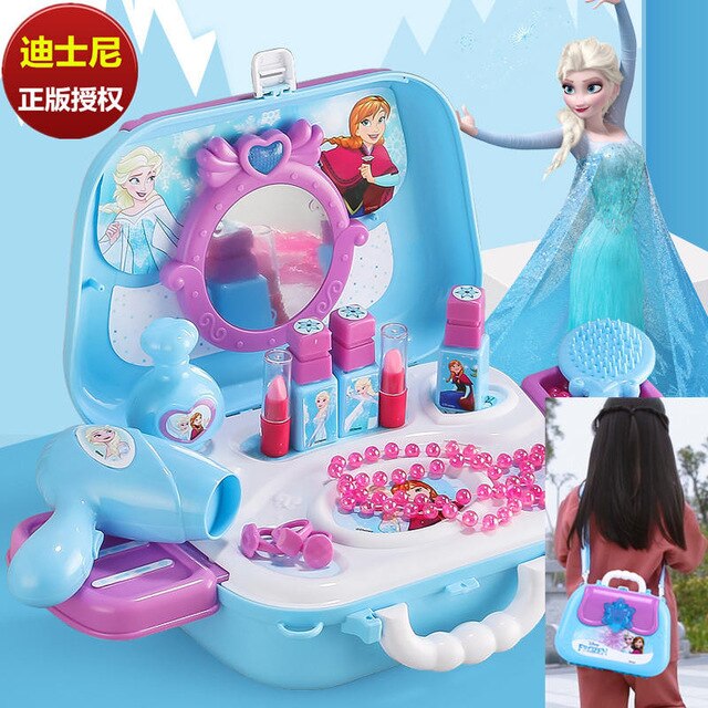 [Mã LIFETOYS1 giảm 30K đơn 99K] Bộ Đồ Chơi Trang Điểm Phong Cách Công Chúa Băng Giá Dễ Thương Dành Cho Bé Gái