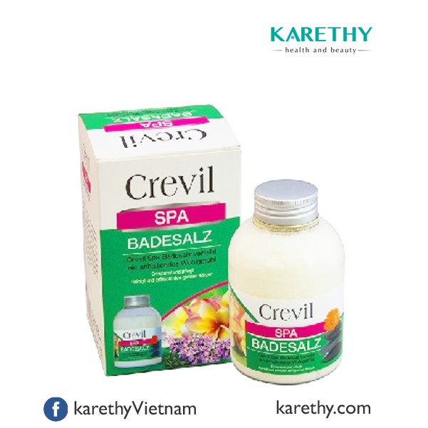 CREVIL SPA BADESALZ: Muối Khoáng Tắm, Tẩy Da Chết (600g)