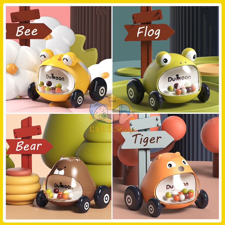[Hàng cao cấp] Set 2 đồ chơi ô tô hình thú Dumoon cho bé