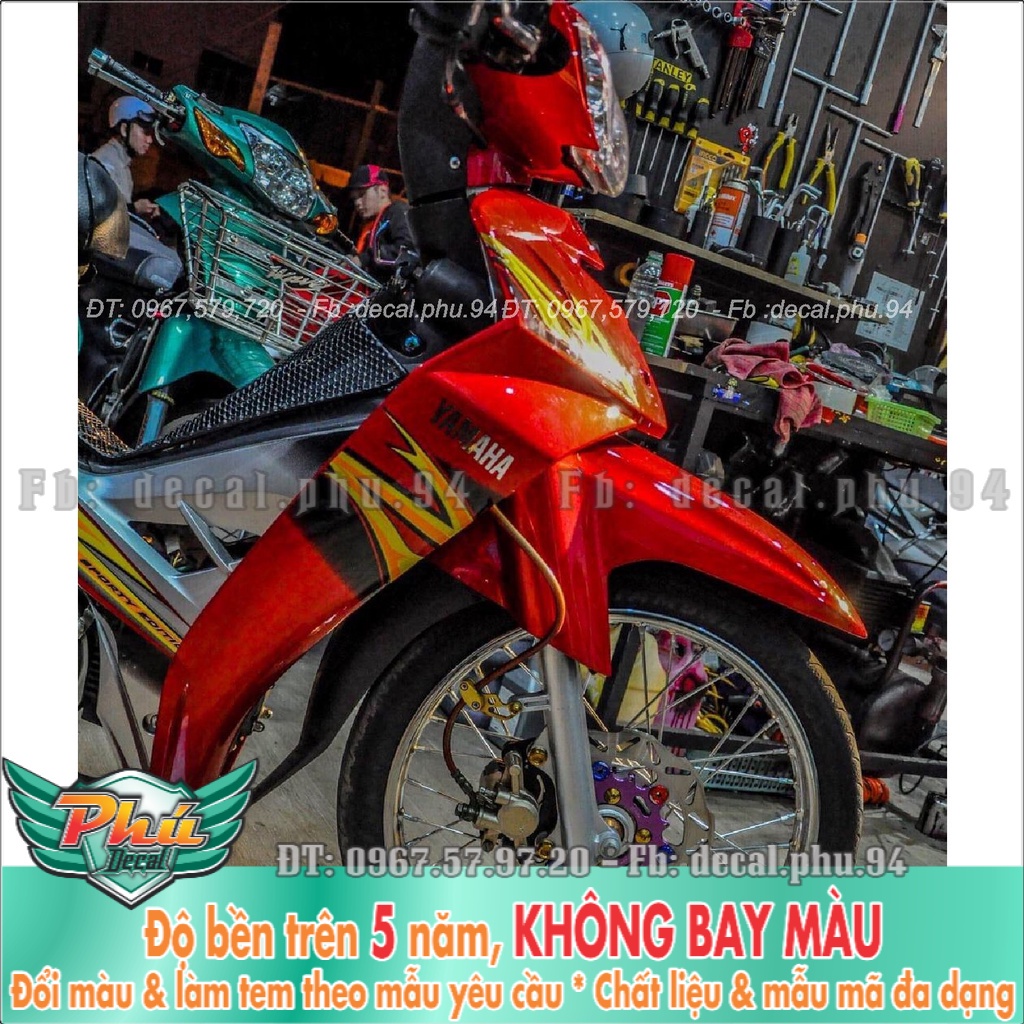 Tem Rời Sirius đỏ chỉ vàng (K) -1
