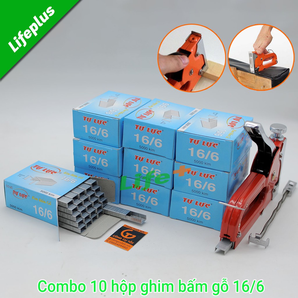 Combo 10 hộp ghim tự lực 16/6