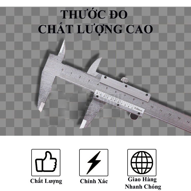 Thước Cặp Cơ Khí ABG 0-6″/0-150mm/0.02mm Thước Kẹp Cơ Nhôm Chính Xác Chống Mài Mòn Cao Cấp Cho Thợ Cơ Khí