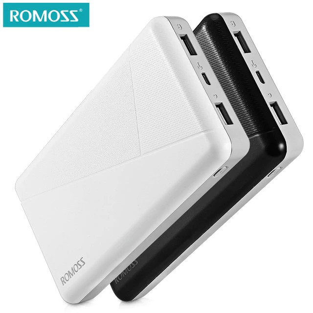 Sạc Dự Phòng Romoss Pie 20 20000Mah Siêu Mỏng Lõi Polymer - Bh 1 Năm - Hoàng Yến Computer