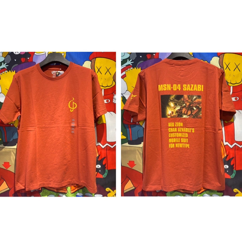 Uniqlo Áo Thun Tay Ngắn In Hoạ Tiết gundam Kỷ Niệm 40 Năm Thời Trang Dành Cho Nam Và Nữ
