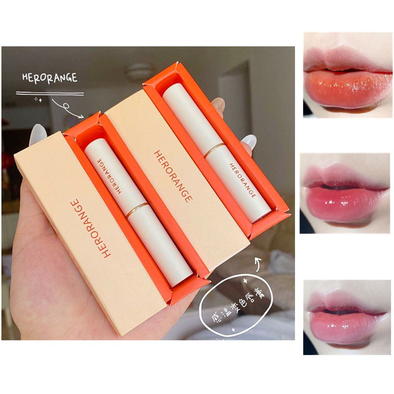 Son dưỡng ẩm môi màu cam xinh xắn làm đẹp cho nữ HERORANGE | BigBuy360 - bigbuy360.vn