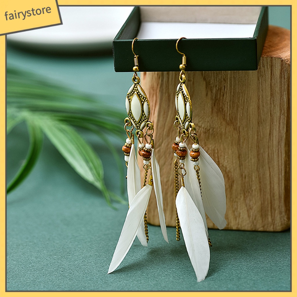 Khuyên tai dáng dài tạo hình độc đáo cho nữ