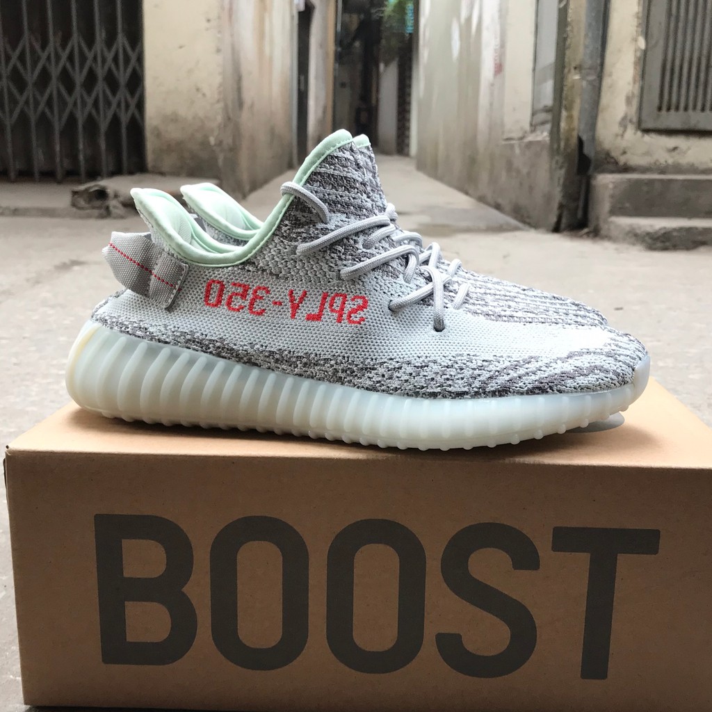 SALE (FREESHIP+VIDEO, ẢNH THẬT) giày thể thao yeezy xanh Blue tint nam nữ , " ༷ #