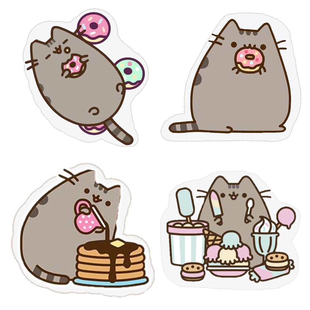 Gấu bông gấu pusheen dạng gối 40cm GB4I16 gấu bông cute gấu bông dễ thương