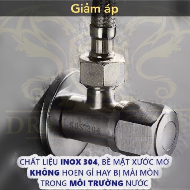 Van giảm áp Inox Sus 304 giảm áp cho bồn cầu và các thiết bị tương tự.